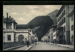 Thusis, Ortspartie in der Poststrasse am
