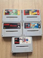 Super Nintendo SNES Spiele-Sammlung, 5 Klassiker!