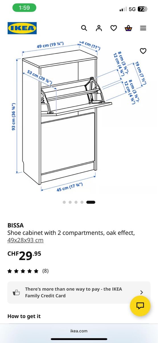 Ikea Armoires: Shoe Cabinet – D'occasion à Rümlang par Alext99 1