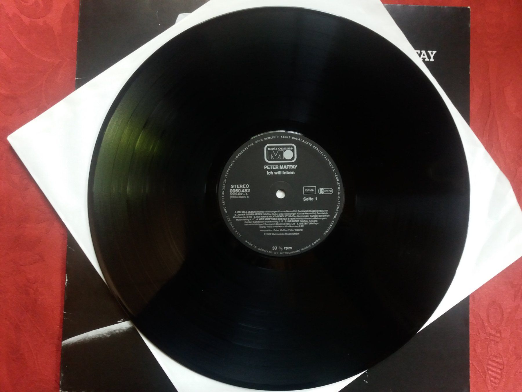Dischi in vinile: LP (Peter Maffay)  Ich Will Leben – Usato da Meyrin venduto da toutatis 2