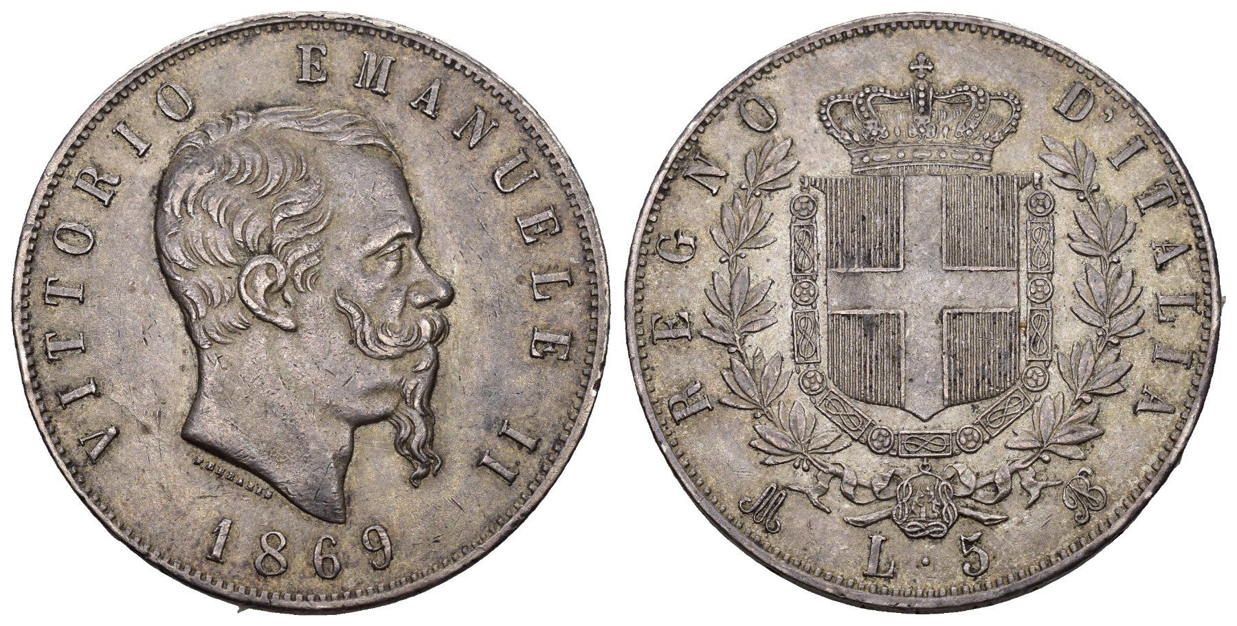 Toutes les monnaies: Italien 1869 – D'occasion à Bern par numismatictops
