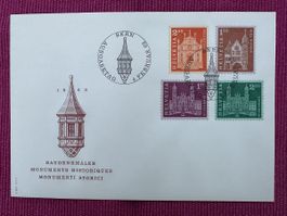 Schweiz - 1963 Erg. Baudenkmäler FDC Kw 55.- 