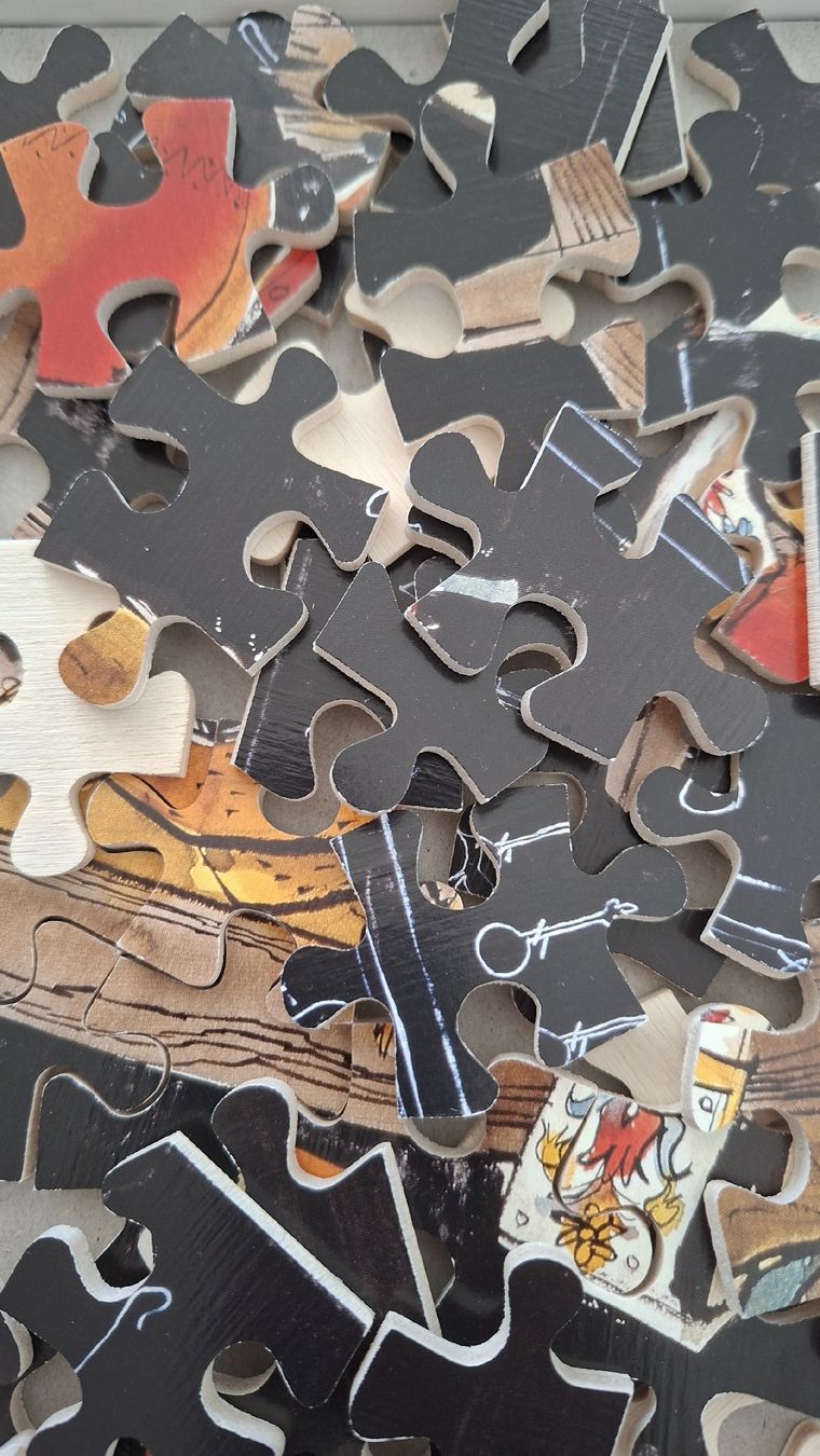 Puzzle: Puzzle Puzzles, Holzpuzzle, 63-teilig, Retro! – Usato da Würenlos venduto da bat_y8kw 2