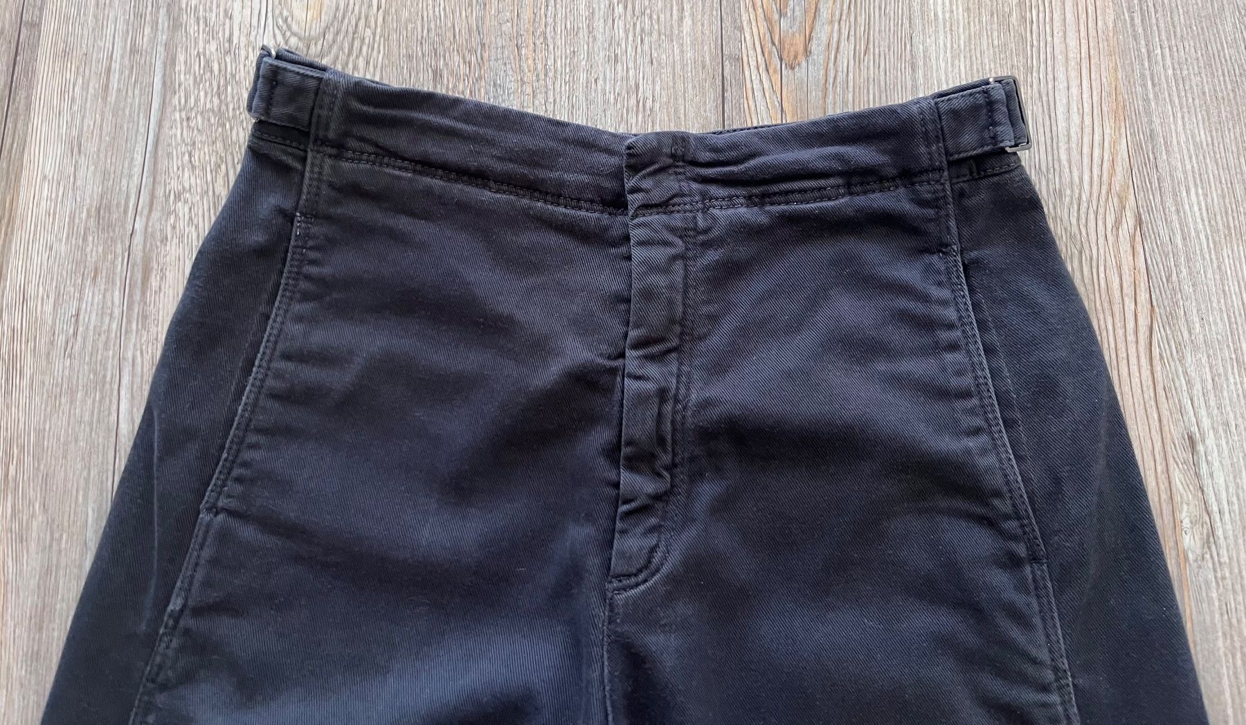 Massimo Dutti Pantaloni: Massimo Dutti weiche Denim Hose, anthrazit, Gr. 38 – Usato da Belp venduto da Solyluna 2