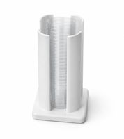 Becherspender für Plastikbecher Weiss