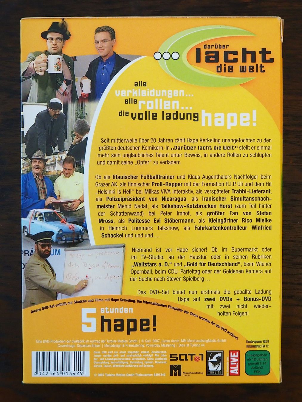 Tutti i DVDs: Hape Kerkeling-Set / 3 Boxen mit 7 DVDs – Usato da Chur venduto da dluli 2