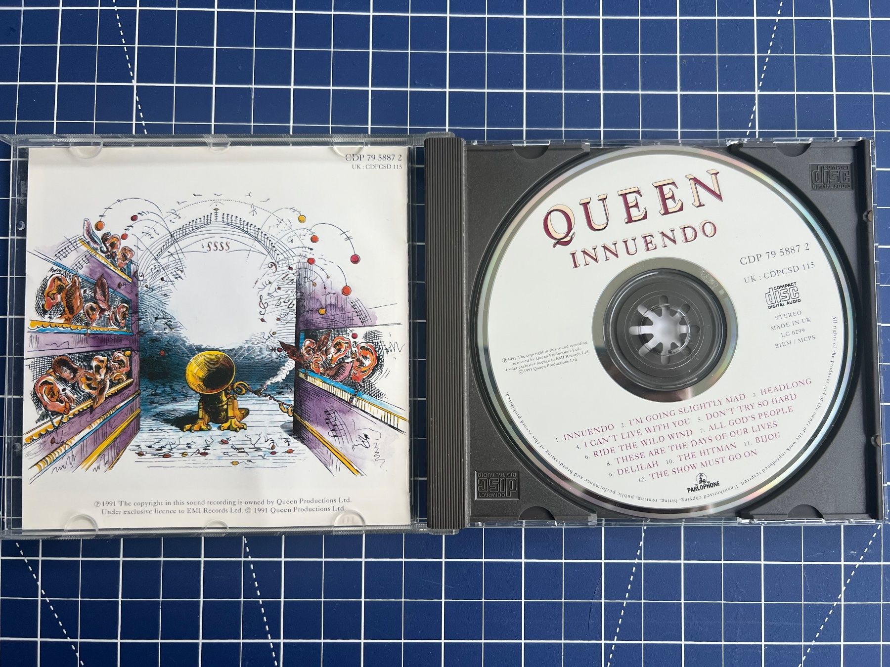 CD: Queen – Innuendo – Usato da st.gallen venduto da sophiephie 1