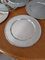 Unterteller Apéroplatte 6 Stück 30 cm  Metall Tablar Basteln