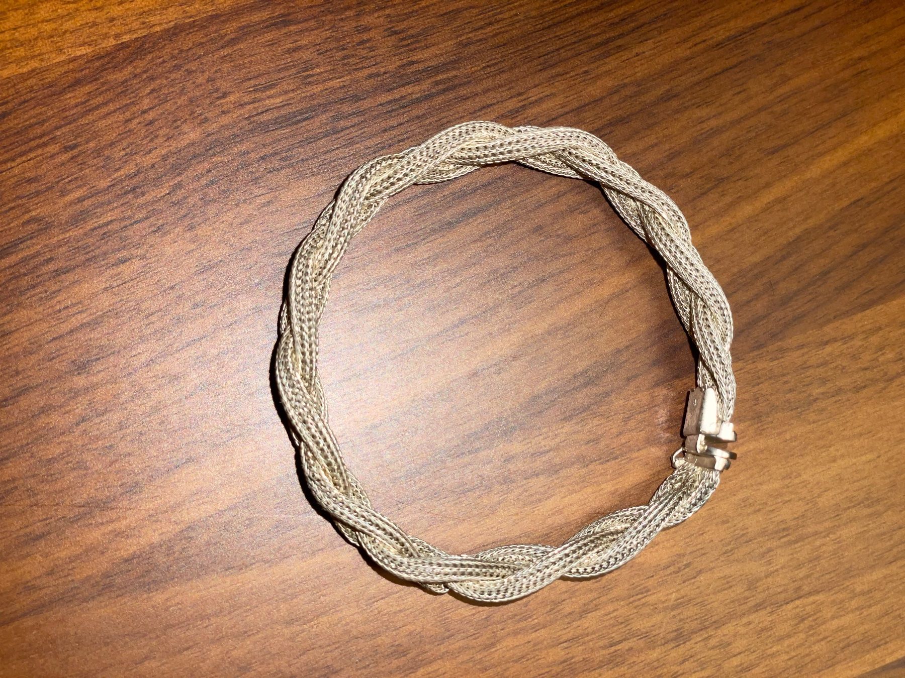 Bracciali & Braccialetti: 835 Silber Flecht Armband, Handarbeit 19cm 17g – Usato da Basel venduto da gretchen03 2
