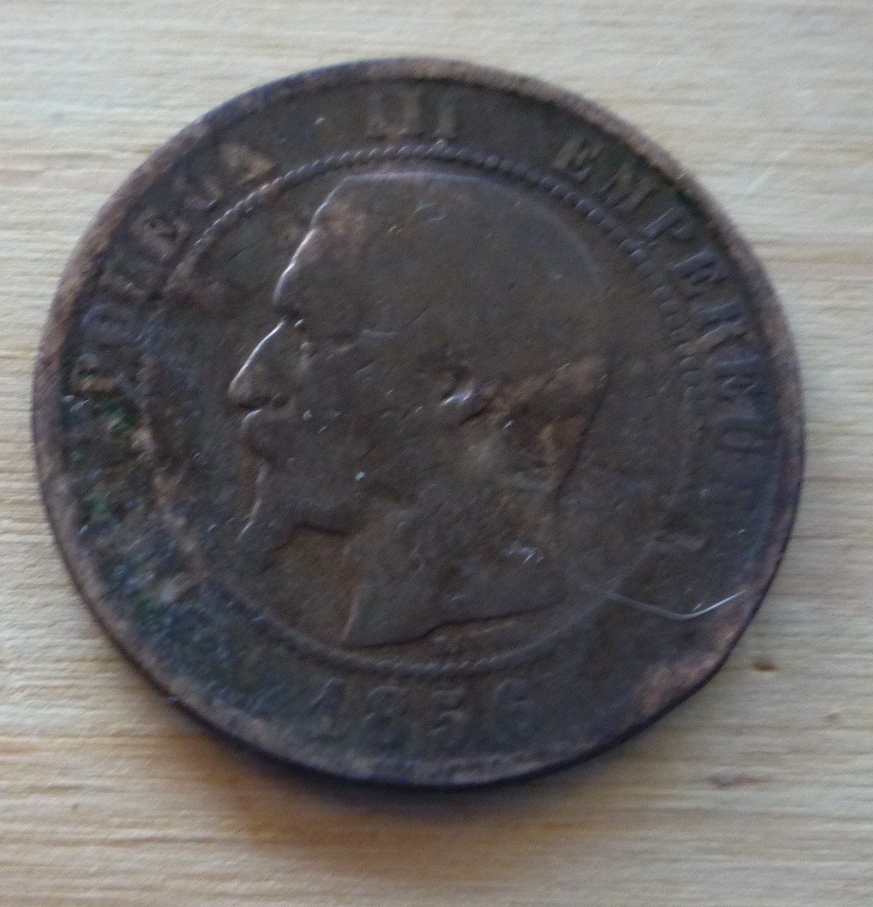 Tutti le monete: 10 Centimes Napoleon III., 1856 – Usato da Rieden SG venduto da Brockehuesli