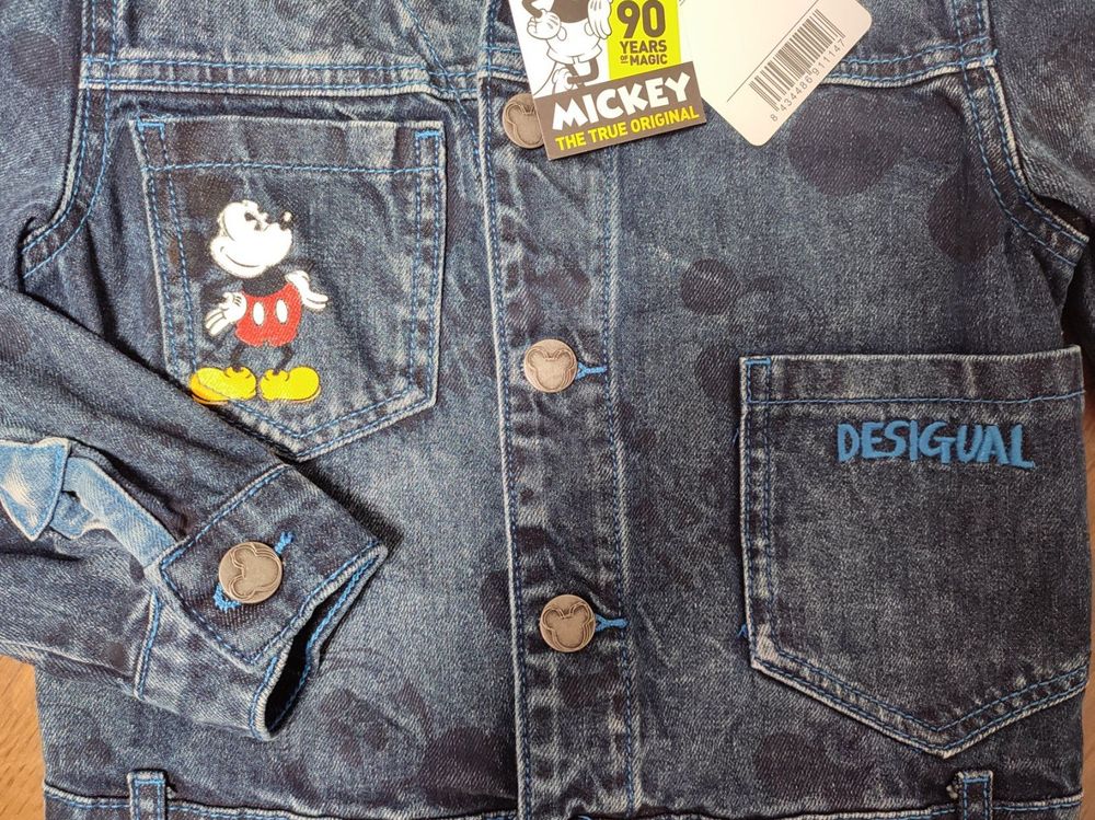 Micky Maus Desigual Mickey Mouse Jeansjacke Desigual Mickey Maus