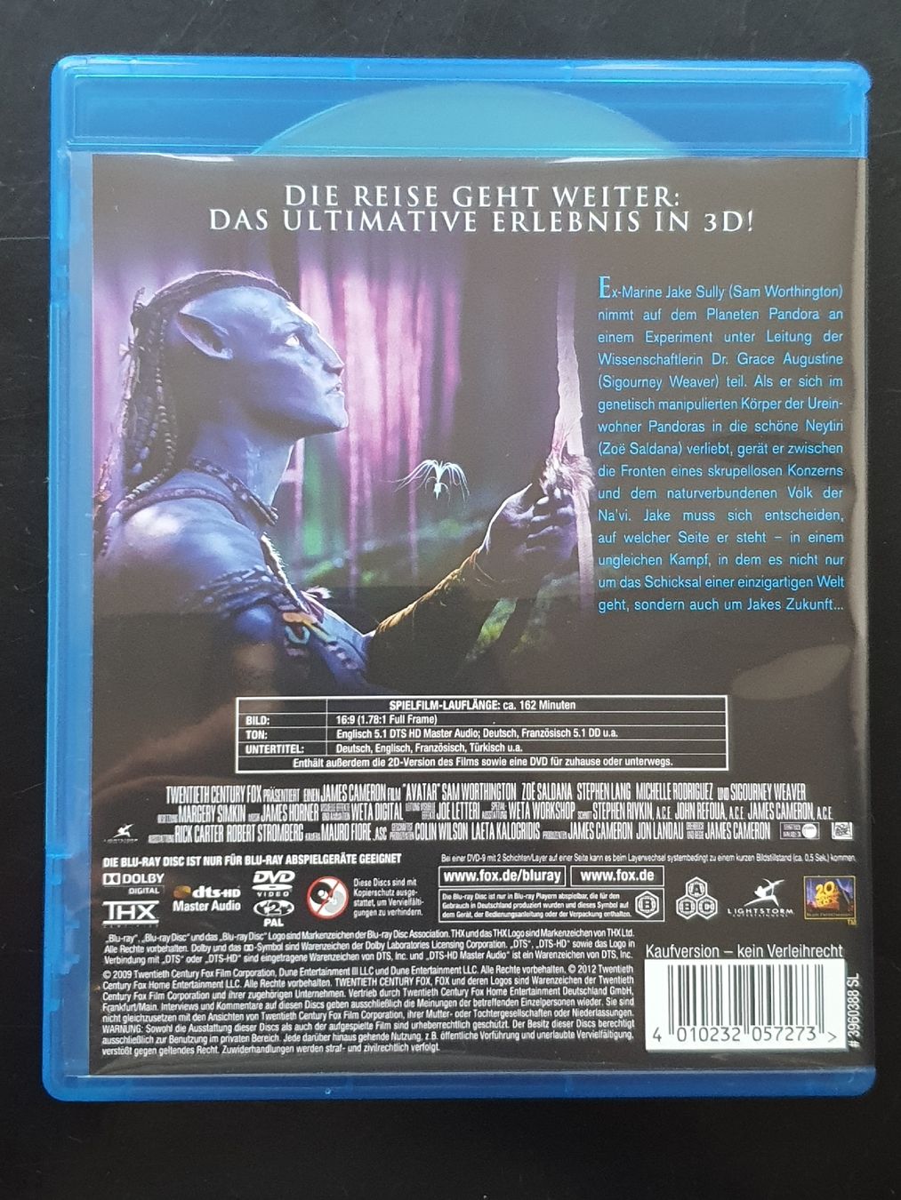 Tutti i DVDs: Avatar 3D Edition Blu-ray + DVD – Usato da Zürich venduto da TimZurich1 3