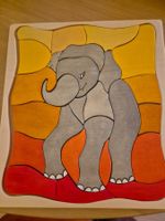 Holzpuzzle Nashorn