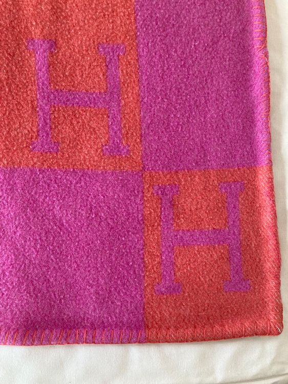 Hermes Decke Rosa