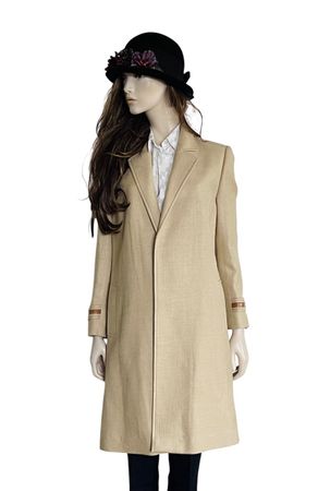Manteau laine & soie CELINE (40)