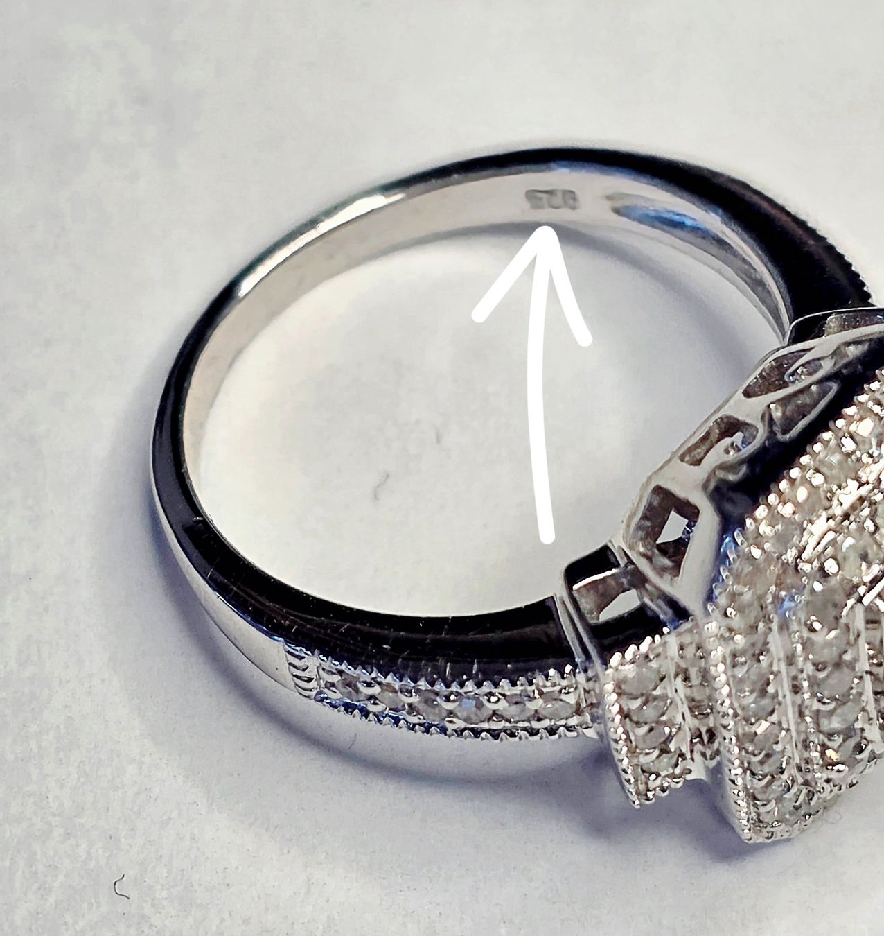 Anelli: Diamant Ring in Silber – Nuovo (secondo la descrizione) da Zürich venduto da Benedikt21 6