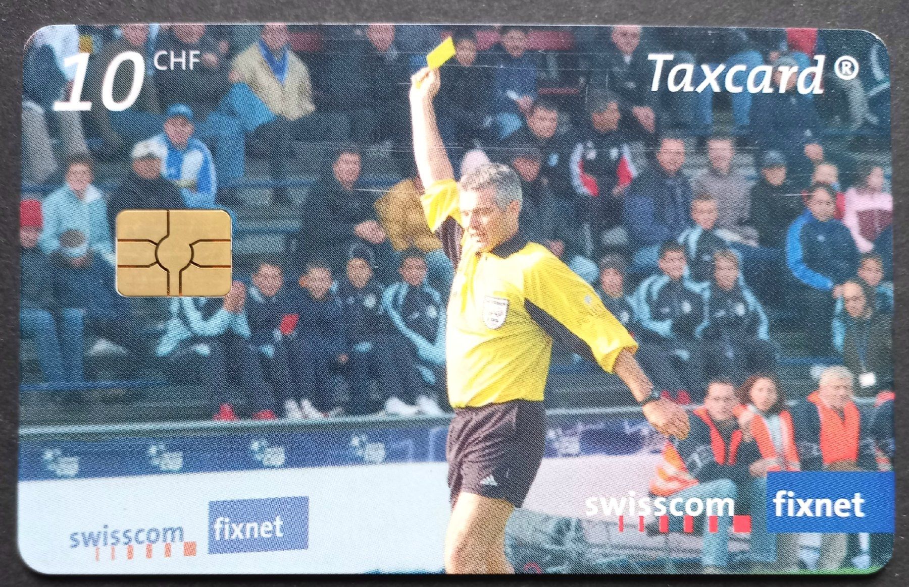 Swisscom Schede telefoniche: Taxcard - Der Unparteiische - CH – Usato da Niederuzwil venduto da lubimaja