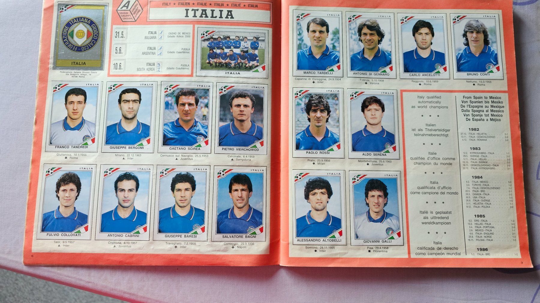 Panini Album: Album Panini WM 1986 complet – Usato da Zug venduto da alt_9p2z 5