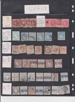 Lot anciens timbres d'Espagne dès 1851