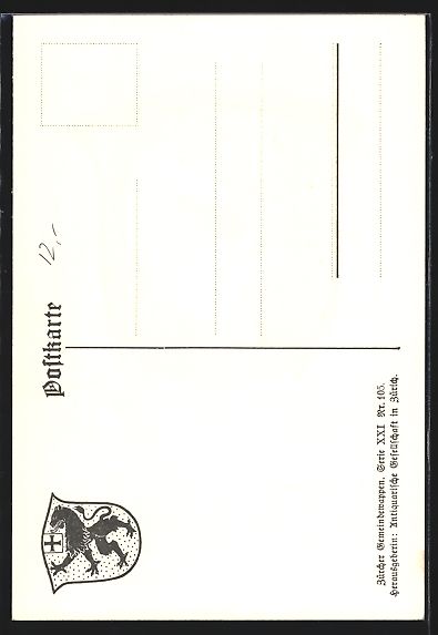 Cartoline postali: AK Thalheim, Wappen der Gemeinde – Usato da Berlin venduto da bartko-reher 1