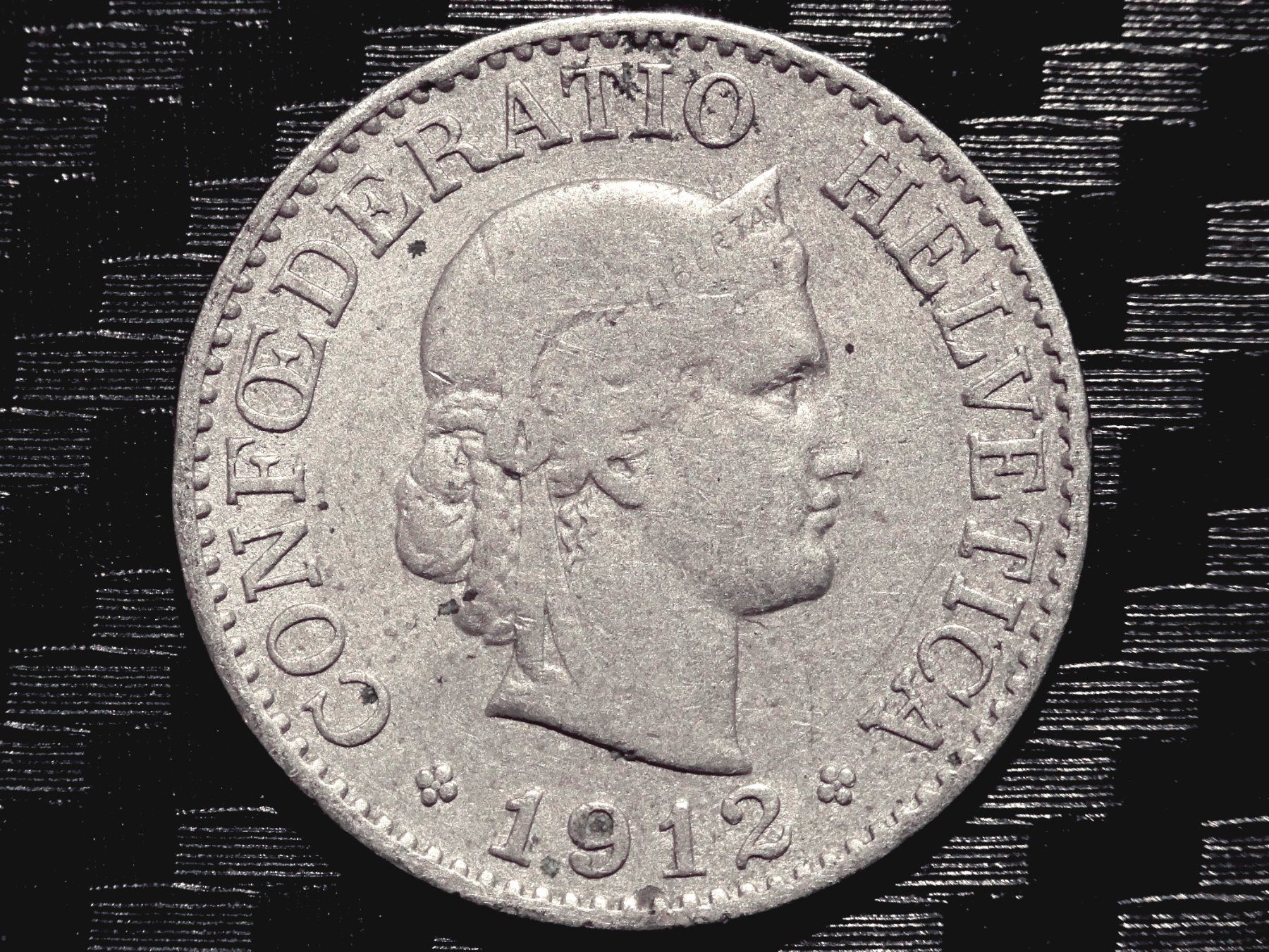 Alle Münzen: 1912 - 10 cts. 1.50 Mio.!! 2.93gr! – Gebraucht aus Courgenay von ZubR237