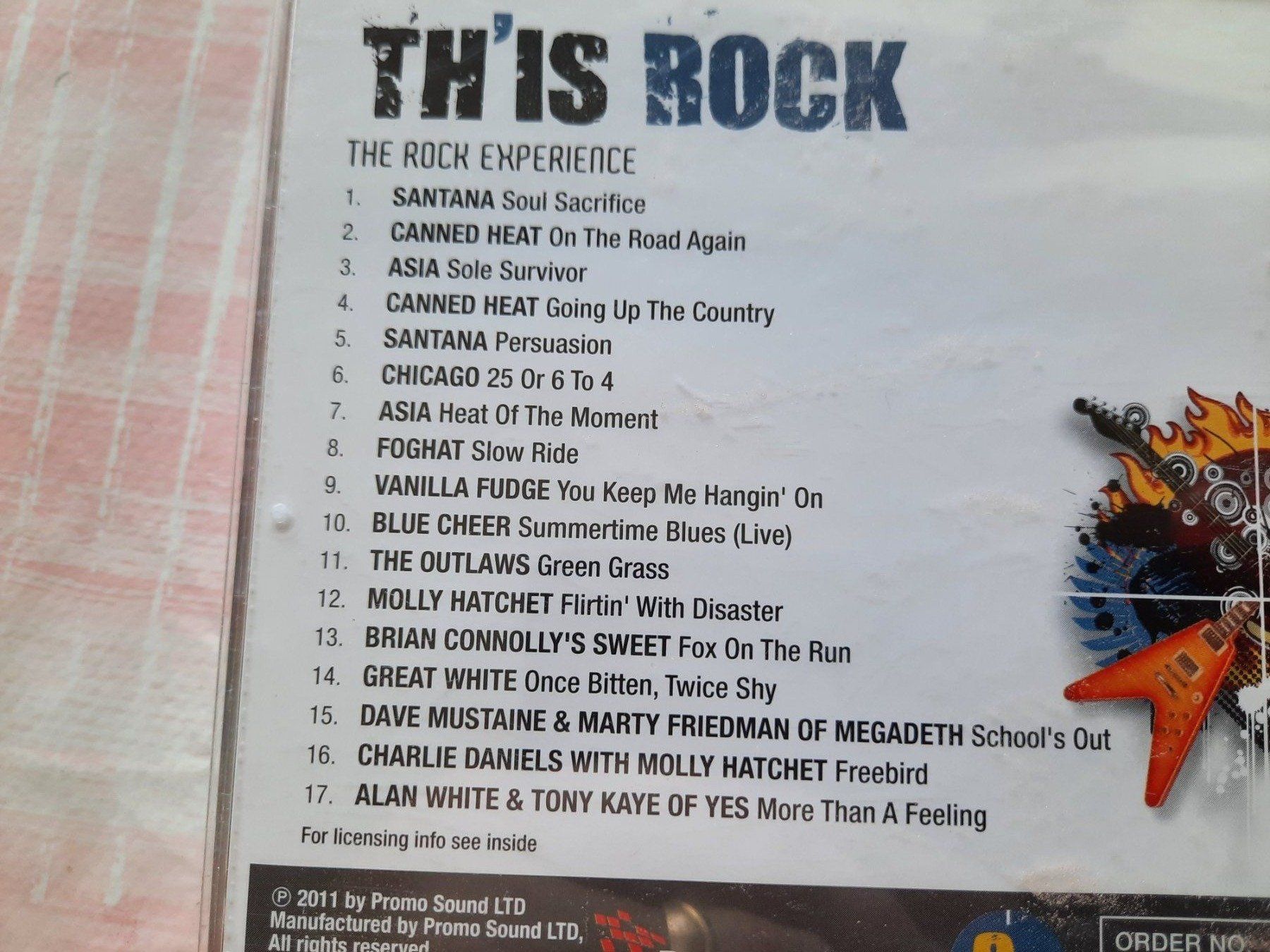 CD: CD This is Rock- The rock experience volume 1 – Usato da Pully venduto da bro_n52j 2