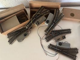 Märklin H0: AC Weichen mit Mittelleiter