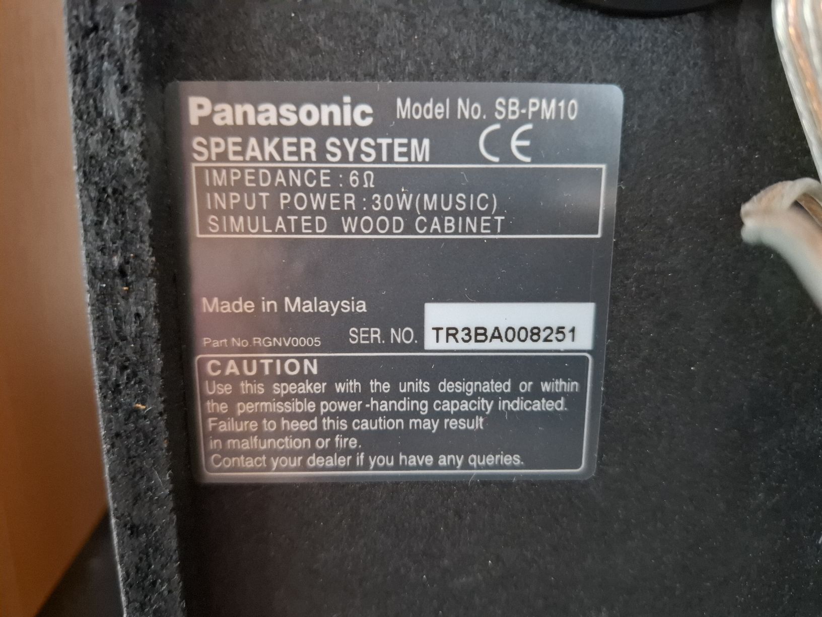 Panasonic Casse acustiche: Enceintes pour mini-chaîne Panasonic – Usato da Moutier venduto da Carambaaa 7