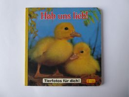 Büchlein Hab uns lieb, Tierfotos, Pestalozzi Verlag, 1982