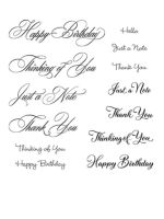 Silikonstempel Nr.502, Geburtstag, Texte