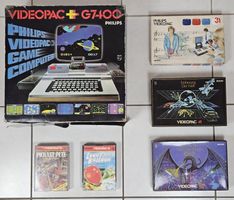 5x Game *RAR* Philips VideoPac + Konsole in OVP! Teilw. NEU*