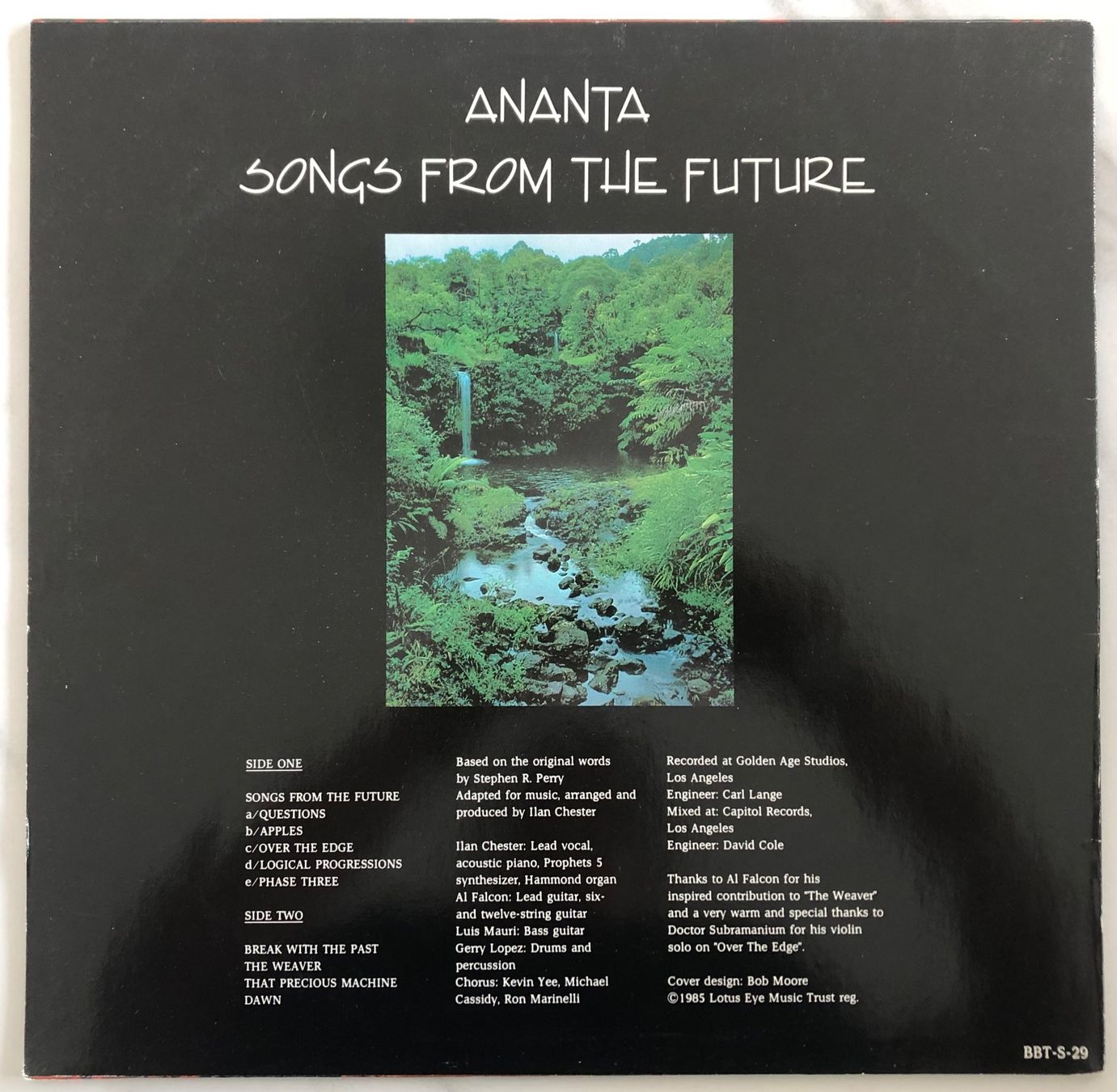 Vinyles: ANANTA - SONGS FROM THE FUTURE – D'occasion à Poliez-Pittet par Newtown-Records 1