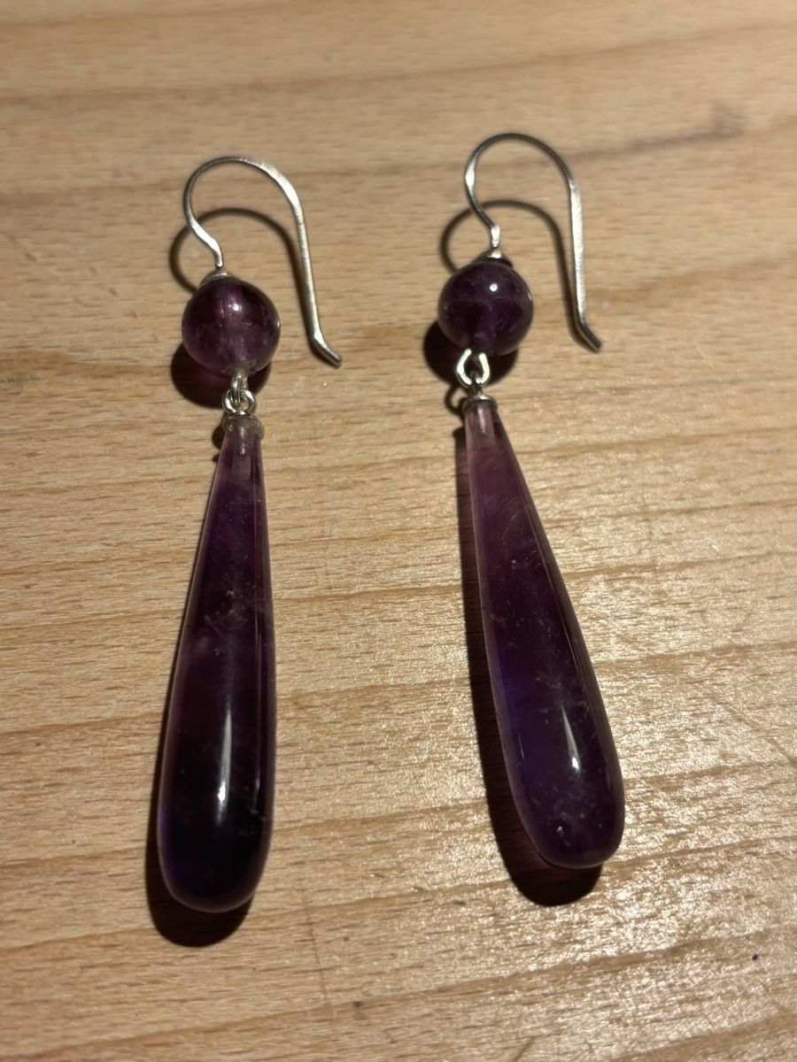 Ohrringe & -stecker: Amethyst Ohrhänger – Neu (gemäss Beschreibung) aus Bern von Himmelsherold