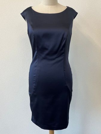 Cocktailkleid / Sommerkleid dunkelblau Gr. 42