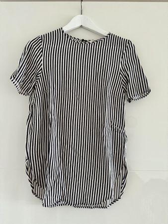 H&M Bluse gestreift, Schwarz/Weiss, Gr. S, Top Zustand!