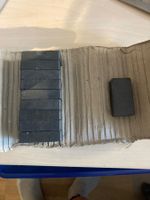 Magnete, 10 Stk, schwarz, neu, Grösse: 4x2x1cm (2)