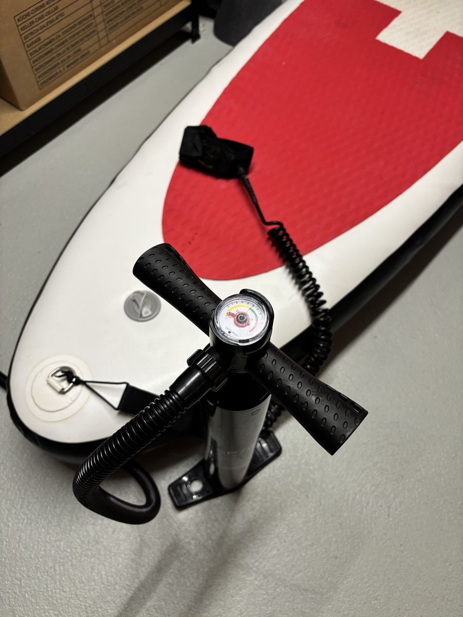 Gonser Schlauchboote, Kajaks & Kanus: Stand Up Paddle Board GONSER.CH white/red – Gebraucht aus Zürich von kam_ysh2 1