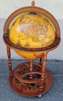 Globus Alkoholbar Flaschenschrank bar à alcool Globe Vintage