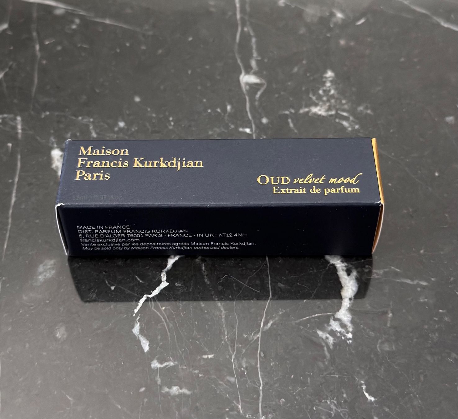 Kurkdjian Profumi & Eau de Toilette: MFK Oud velvet mood Extrait 11ml – Usato da Bischofszell venduto da Niche_Welt