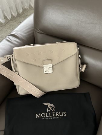 Maison Mollerus Umhängetasche beige