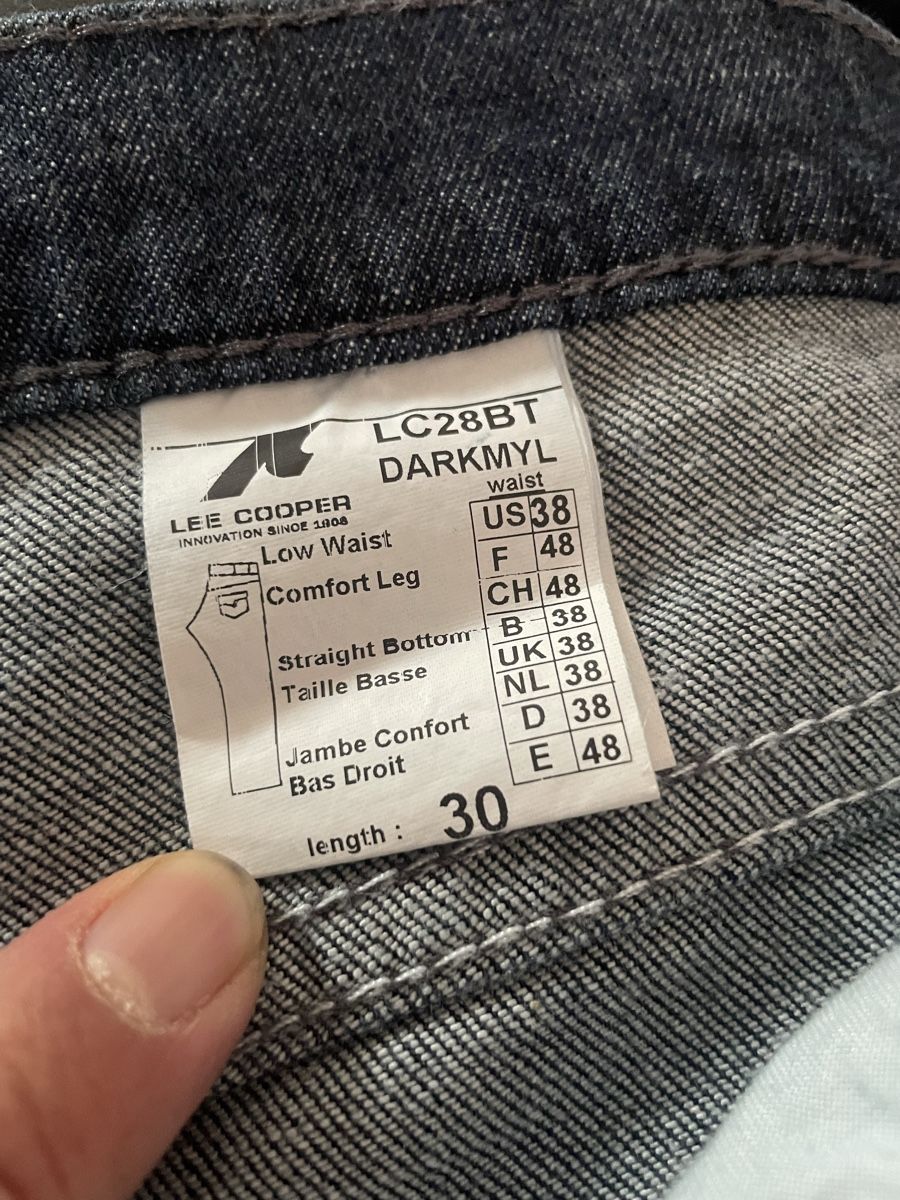 Jeans: Jeans Lee Cooper Taille 38 30 – Usato da Vallamand venduto da Bricbracbroc82 2