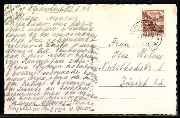 Cartoline postali: AK Stansstad, Mit Pilatus – Usato da Berlin venduto da bartko-reher 1