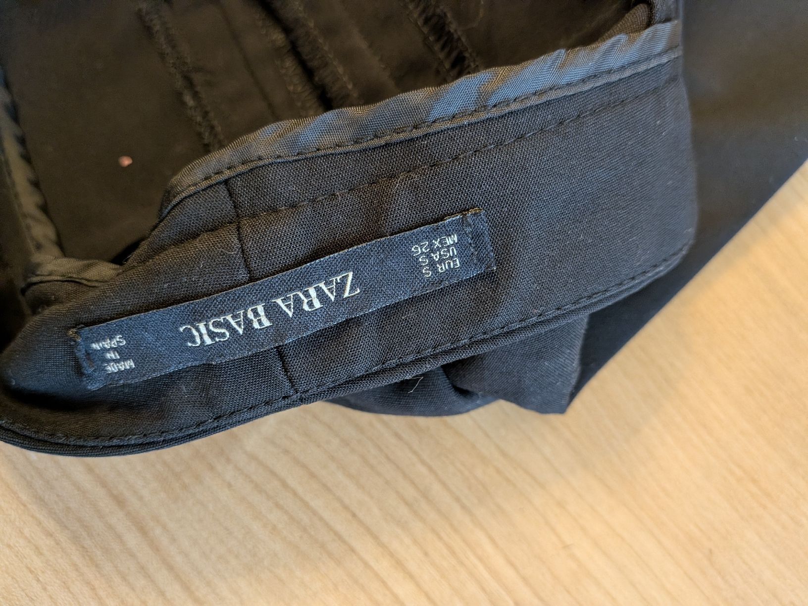 Zara Pantaloni: Zara Basic Hose mit Spitzenbesatz schwarz Grösse S – Usato da Zug venduto da sel_9snb 3