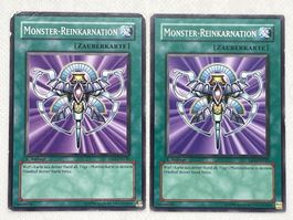Yu-Gi-Oh! 2x Monster Reinkarnation - Zauberkarte