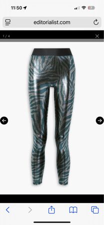 Heroine Sport zebra leggings M parfait était