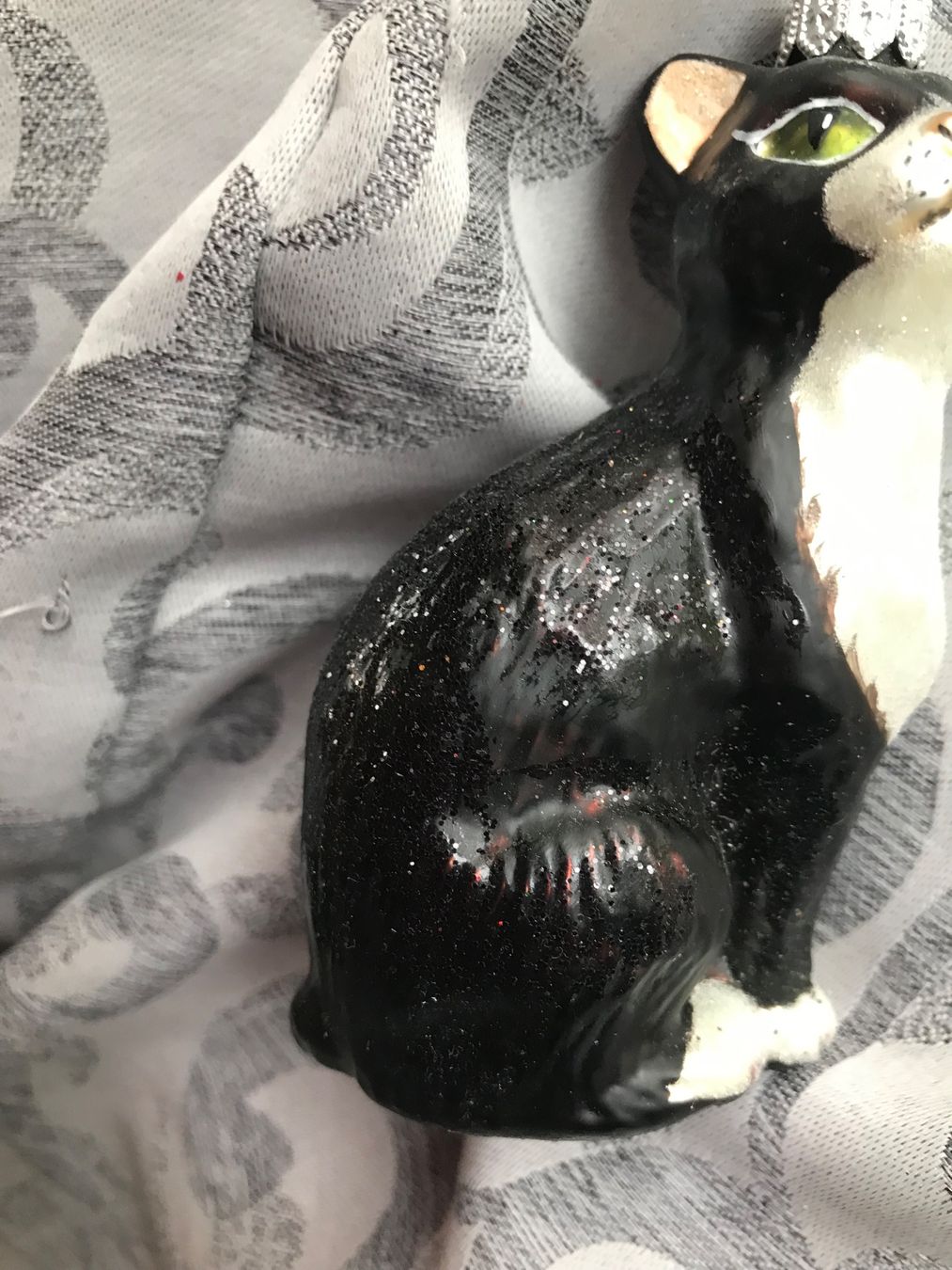 Tutte le decorazioni: Sitzende Katze schwarz Christbaumschmuck – Nuovo e nell'imballaggio originale da Alpnach Dorf venduto da marvo 3