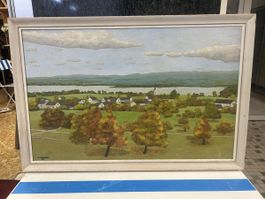 HUILE SUR PANNEAU SIGNÉE ET DATÉE 78