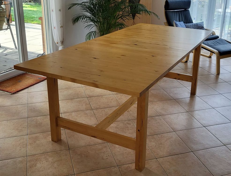 IKEA Esstisch NORDEN Ausziehbar 220 266 x 100, Höhe 75 cm Kaufen auf