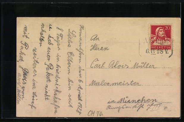 Cartoline postali: AK Romanshorn, Hafenstrasse mit Kirche – Usato da Berlin venduto da bartko-reher 1