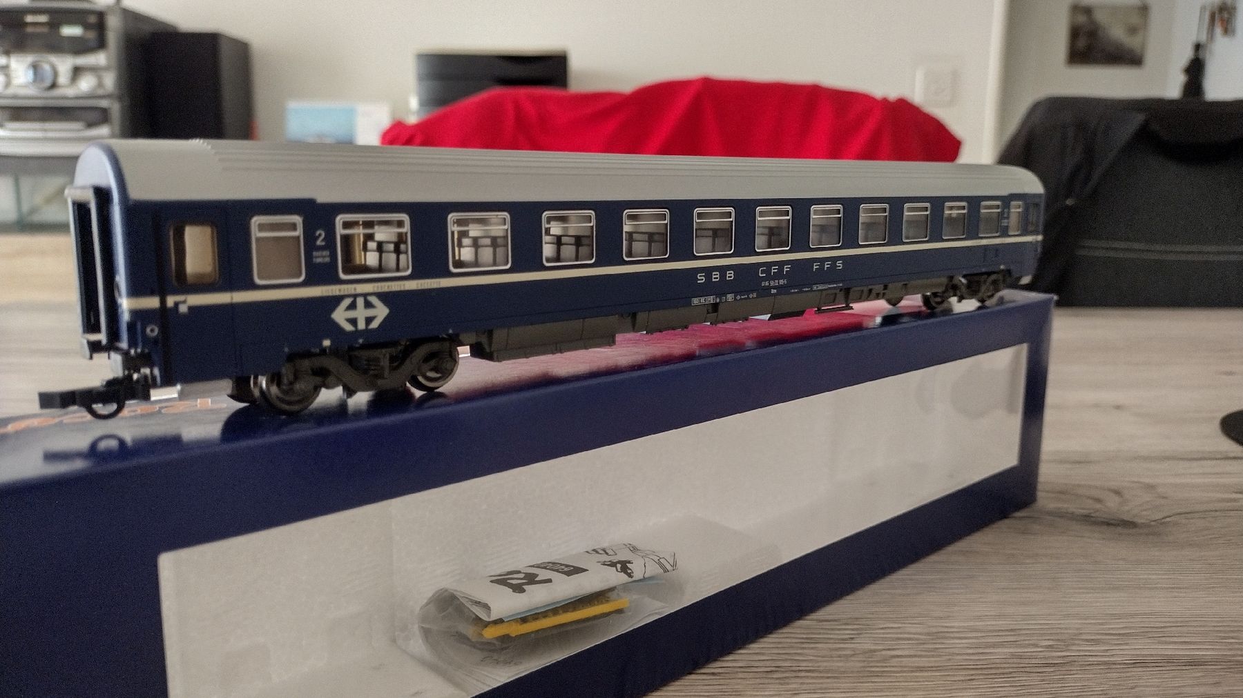 Roco Modellini di ferrovie: Voiture couchettes SBB. – Nuovo e nell'imballaggio originale da Vevey venduto da tgv3
